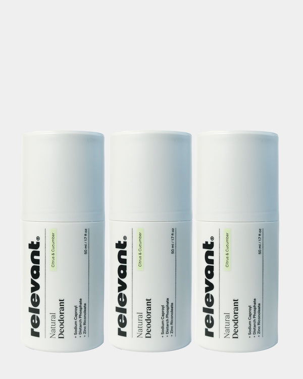Natural Deodorant (3-pak)