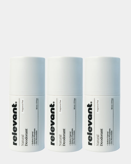 Natural Deodorant (3-pak)