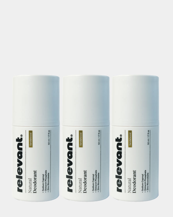 Natural Deodorant (3-pak)